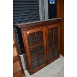 A 19th Century mahogany bookcase top