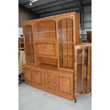 A laminate wall unit, width approx. 155cm