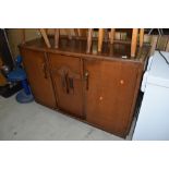 An early to mid 20th Century sideboard in the Art Deco style, approx. Dimensions W138cm D48cm