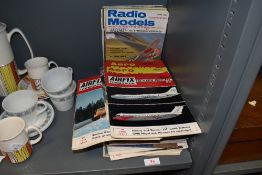 A selection of model making aviation and plane mgazines including Radio Models and Airfx magazine