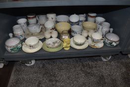 A selection of ceramics including Grange Over Sands interest