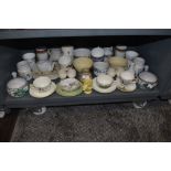 A selection of ceramics including Grange Over Sands interest