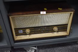 A large Phillips table top transistor radio