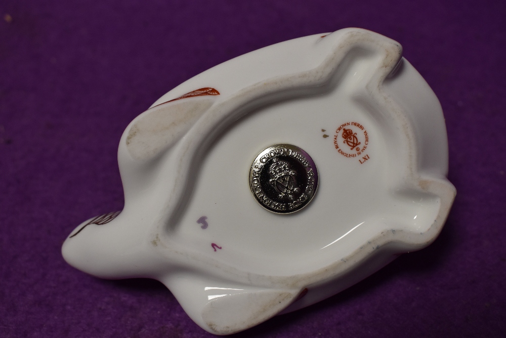 A Royal Crown Derby paperweight Imari Tortoise, with silver stopper - Image 2 of 2