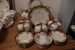 An early 20th century part tea service by Stanley China
