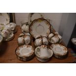 An early 20th century part tea service by Stanley China