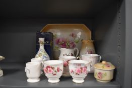 A selection of tea cups and similar ceramics including Queen Anne