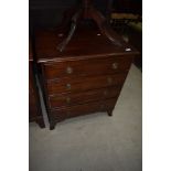 An early 20th Century reproduction Regency chest of four drawers, dimensions approx. W64cm D50cm