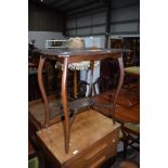 An early 20th Century mahogany occasional table