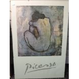 An Athena print, after Picasso, Blue Model, 1971, 90 x 60cm