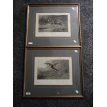 A pair of prints, after Archibald Thorburn, Hungary Woodcock, and a Labour of Love, each 25 x