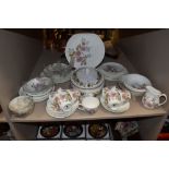 A part tea and dinner service by Wedgwood in the Harrowby most pieces as new