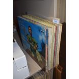 A selection of vintage LP records, of childrens interest including Walt Disney.