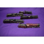 Five Lima, Hornby & Mainline 00 gauge LMS Locomotives, 4-6-2 Royal Scot 6100, 4-6-2 5138, 4-6-2