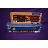 Two Corgi 1:50 scale Limited Edition diecasts, Leyland Daf Curtainside, Knights of Old, boxed