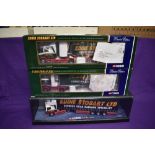 Two Corgi Limited Edition Eddie Stobart Ltd diecasts, Scannia T-Cab Bulk Tipper, boxed CC12802 and