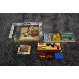 A Solido France three vehicle Mountain boxed set 7015, a Lone Star Farm King Tractor and Trailer