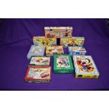 Nine Corgi (China) Comic Book diecast sets, Bash Street Kids, Beano, Dandy, Wizard, Hotspur,