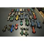 A selection of Dinky, Lesney and similar period Racing and Land Speed Record Cars including Talbot