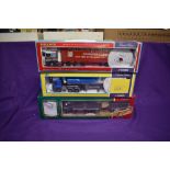 Three Corgi 1:50 scale Limited Edition diecast articulated wagons, Pollock 75205,mirrors