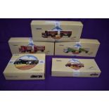 Five Corgi (china) diecast advertising sets, Billy Smarts Circus, S.Houseman, Cumbrian Set, Tate &