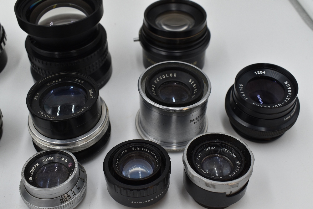 A selection of lenses, including five Wray, London, the Supar 5.5 inches, two Supar 4.5 inches, - Image 3 of 3