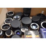 A selection of 35mm compact cameras including Konica C35, Opus MD2, Optima 335, a selection of