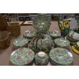 An array of Empire ware Lilac time including cups and saucers,plates, sugar basin,bowls, plates