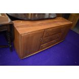 An Ercol mid colour sideboard, possibly stripped and restained, but in nice condition, width approx.