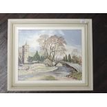 An oil painting on board, Neil Taylor, Crosby Ravensworth, signed, 20 x 25cm, framed