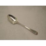 A Georgian silver table spoon in the Old English bead pattern, London 1780, George Smith, approx