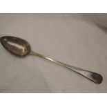 A Georgian silver basting spoon, London 1805, William Eley & William Fearn, approx 30mm long & 121.