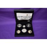 A Royal Mint 2009 UK Family Silver Proof Collection in original box with certificate comprising,