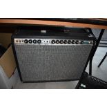 A Fender 'silver face' Pro Reverb 2 x 12 combo amplifier, serial number A815950