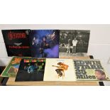 A job lot of seven albums including Jimi Hendrix