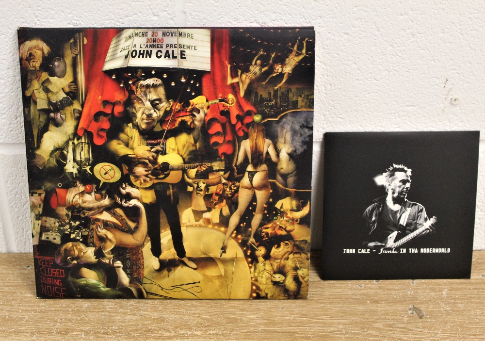 A copy of John Cale's ' Circus ' live triple album - comes with the seven inch single , in a