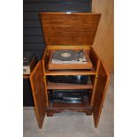 A home stereo system having Goldring Lenco GL72 record player, Marantz special edition amplifier,