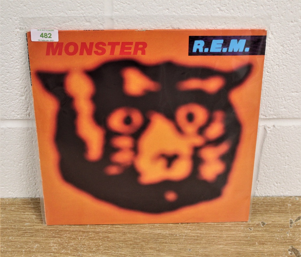 A vinyl copy of REM's ' Monster ' in vg+ / ex - not easy to find on vinyl