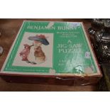 A vintage Beatrix Potters Benjamin bunny jig saw puzzle.