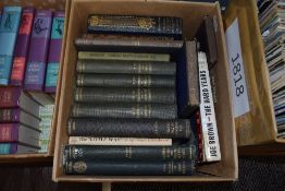 A mixed box of vintage books including several volumes of the history of reformation and religious