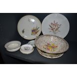 A selection of ceramics including Royal Worcester and Beswick