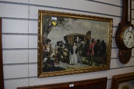 A framed classical scene.