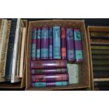 A collection of Charles Dickens books.