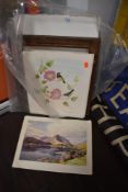 A selection of prints including W Heaton Cooper Coniston