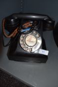 An early Bakelite telephone receiver set GPO C35 234 no. 164
