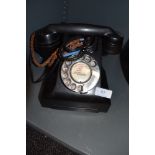 An early Bakelite telephone receiver set GPO C35 234 no. 164