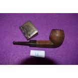 A vintage vesta case a tourist keepsake for Blackpool and similar tobacco smokers pipe