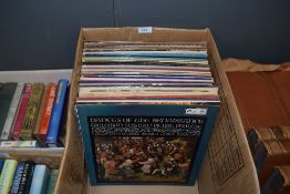 A collection of film interest vinyl LP records,also included are selection of shellac records.