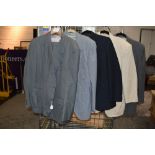 Four high quality gents suits including Christian Dior, Yves st Germain and Butler and webb, also