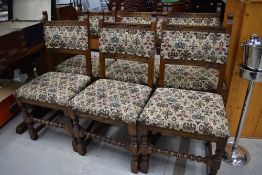 An Old Charm (labelled) extending dining table of narrow proportions (please note NO CENTRE LEAF)